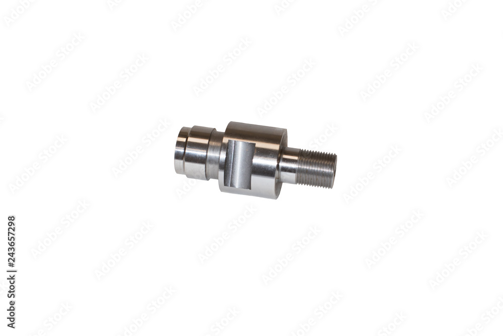 Isolated engine metallic sleeve / Cylinder Liner on a white background Isolated engine metallic sleeve / Cylinder Liner on a white background