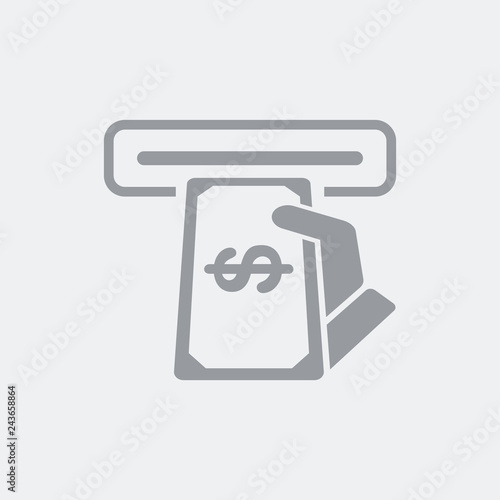 Dollars atm service icon