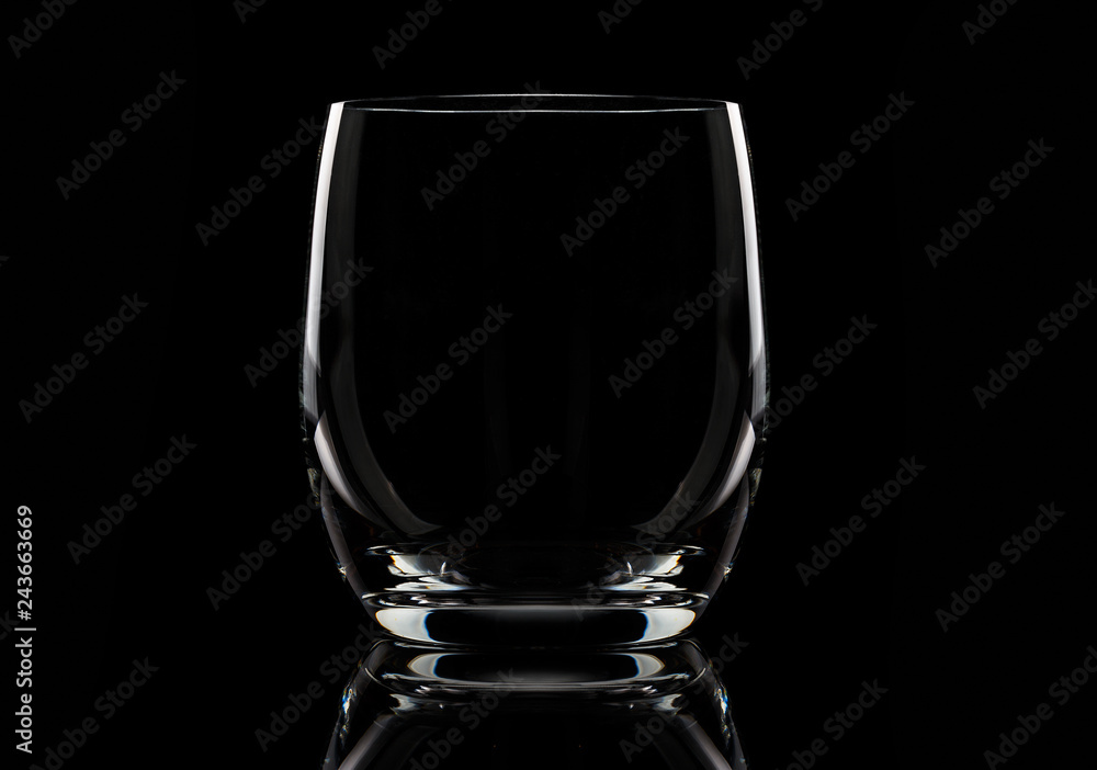 Glass empty glass for juice