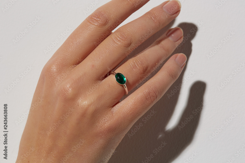 Hand with ring Hand with ring