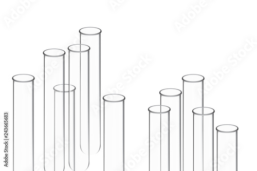 Test tube background vector