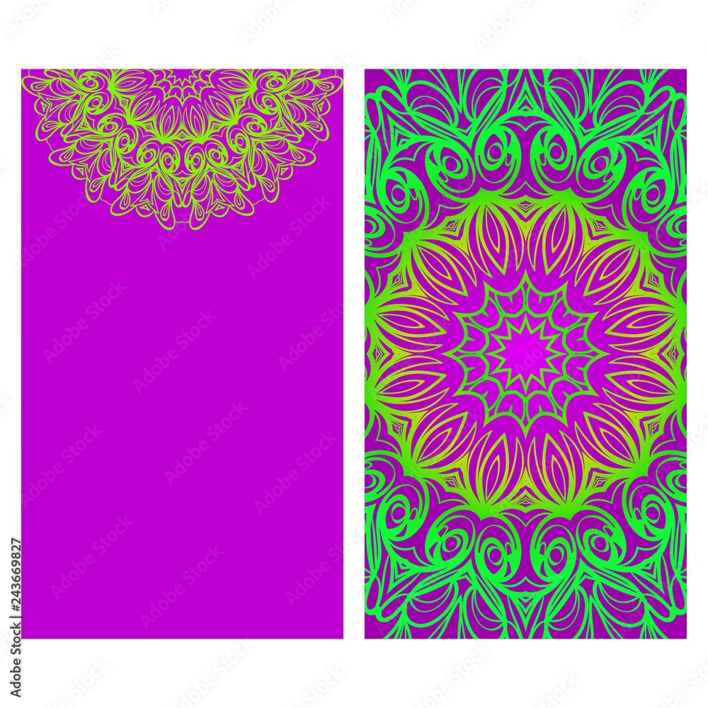 Modern Vector Template With Tribal Mandalas. For Brochure, Flyer, Cover, Magazine. Modern Vector Template With Tribal Mandalas. For Brochure, Flyer, Cover, Magazine.