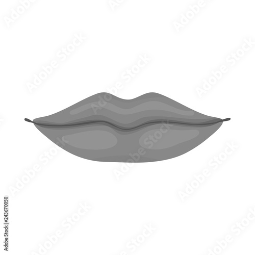 Isolated object of body and part symbol. Collection of body and anatomy stock vector illustration.
