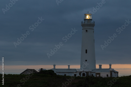 Seal Point lighthouse in Cape St Francis in the early evening
