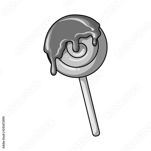 Isolated object of sweet and caramel icon. Collection of sweet and culinary stock vector illustration.