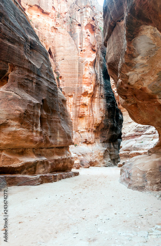 Ruins of the ancient city of Petra 