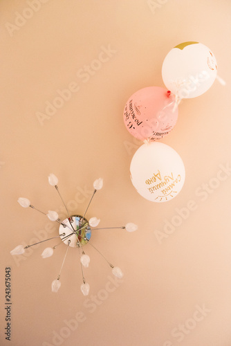 pink ceiling