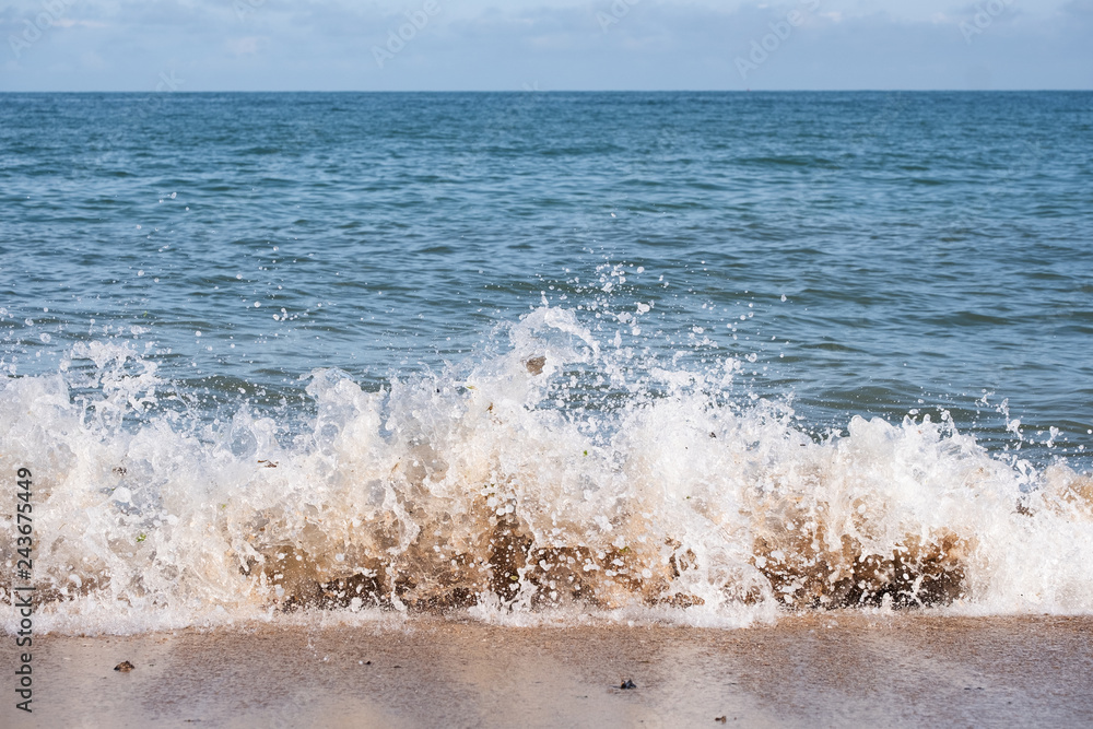 sea waves at the shore sea waves at the shore