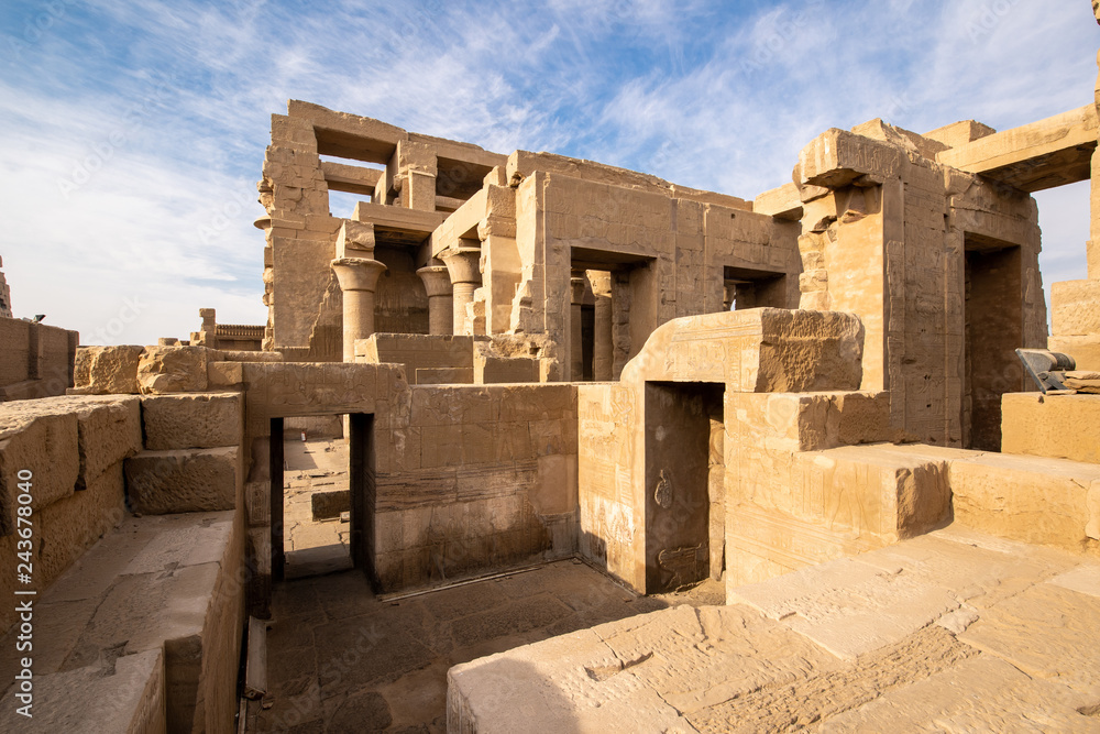 Kom Ombo Temple in Aswan ancyent Egyptian temple built in the times of the Ptolemaic dynasty