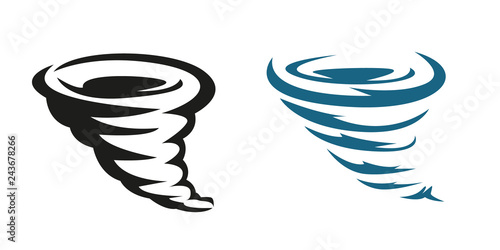 Twister tornado icon