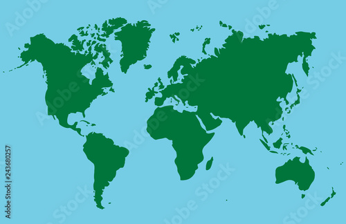 map of the world, for web site template, detailed location