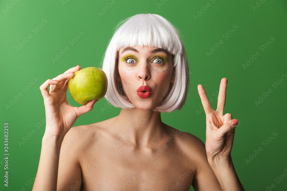 Attractive young topless woman Attractive young topless woman