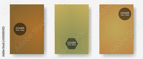 Banner graphics cool vector templates set.