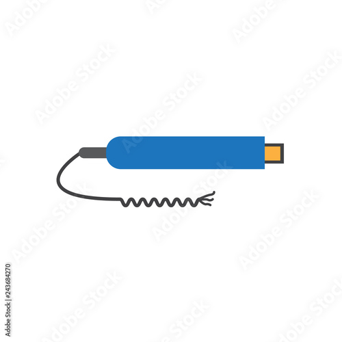 proximity sensor flat icon vector design illustration