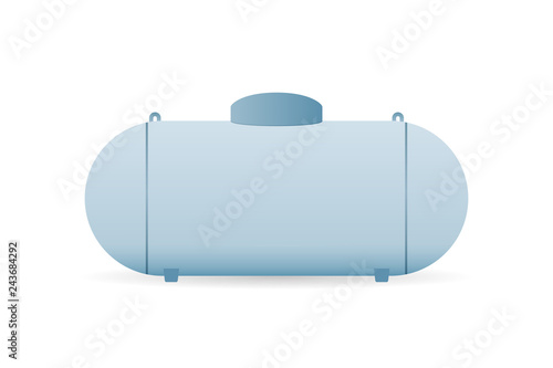 Propane gas tank icon. Clipart image isolated on white background