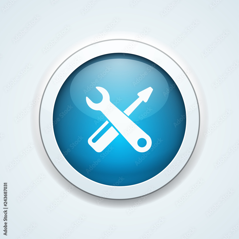 Settings Tool button illustration Settings Tool button illustration
