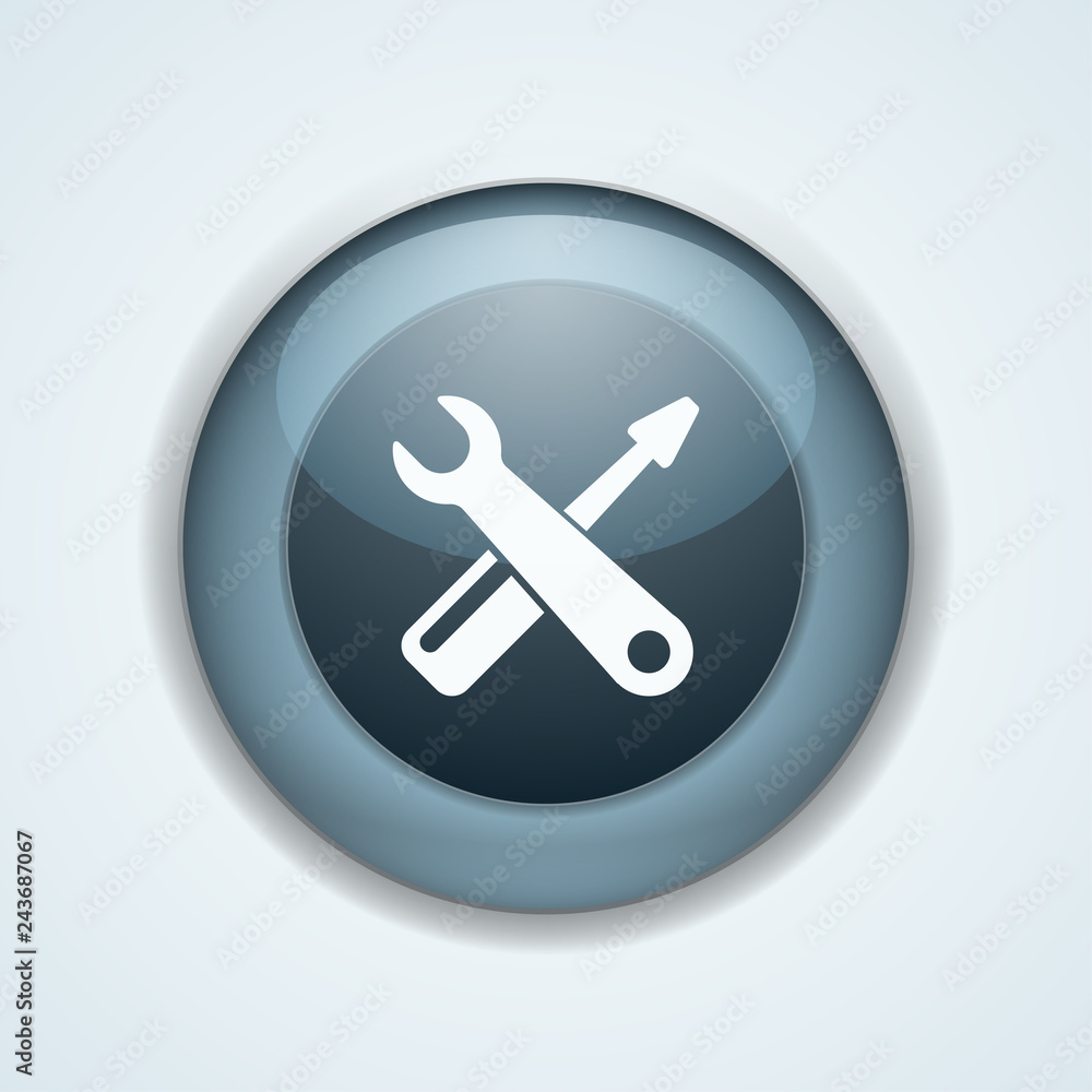 Settings Tool button illustration Settings Tool button illustration
