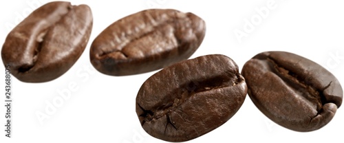 Coffee beans - isolated image