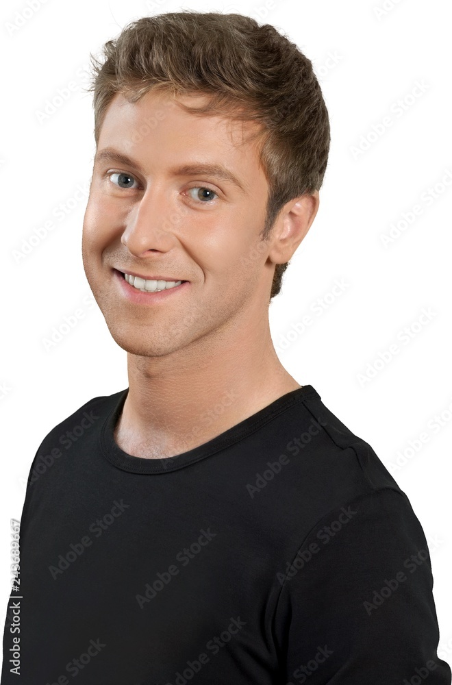 happy young man portrait