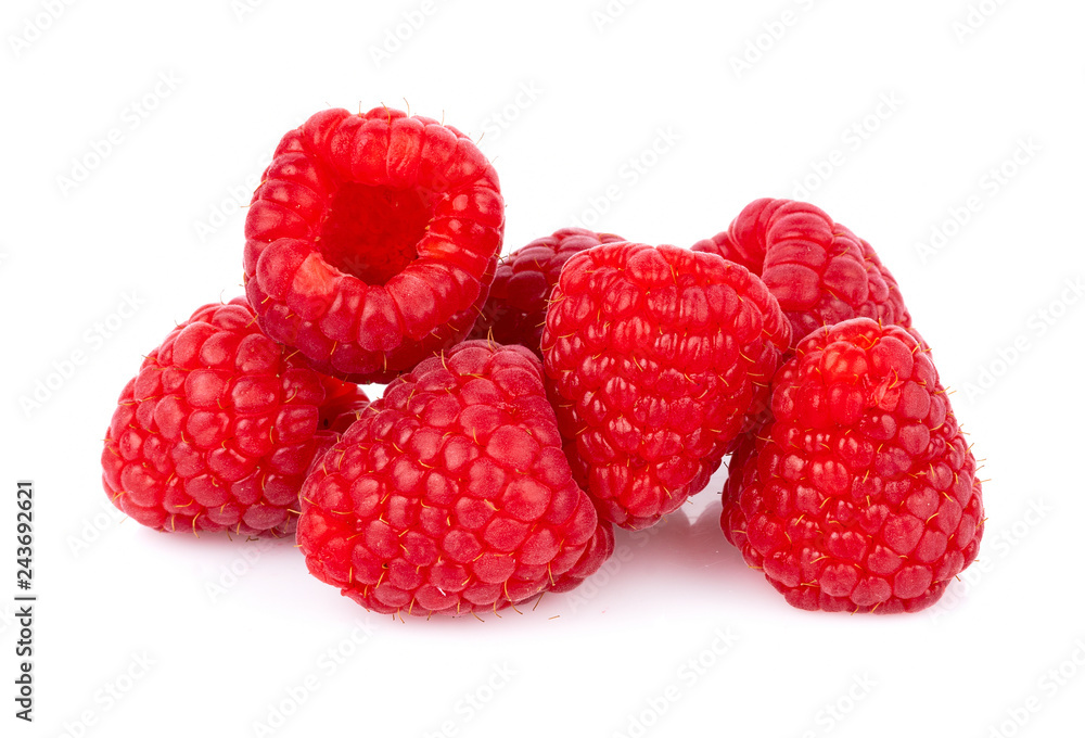 Fresh raspberry isolated on white background Fresh raspberry isolated on white background