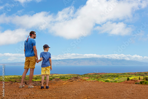Tableau sur toile family at lanai island