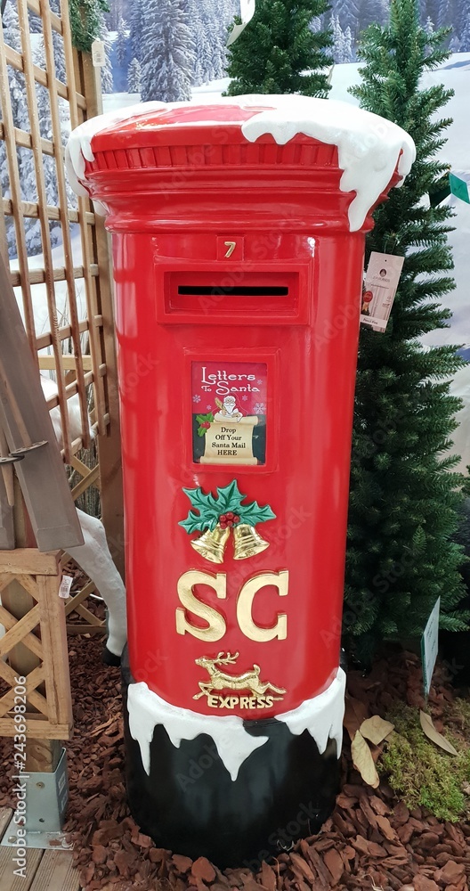 Buzón para echar correo a Santa Claus Buzón para echar correo a Santa Claus