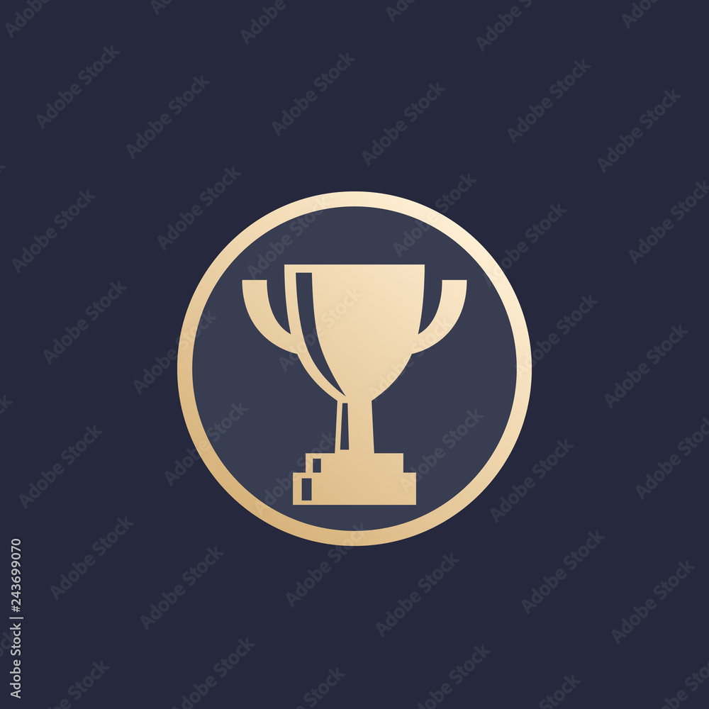 trophy cup, prize vector icon trophy cup, prize vector icon