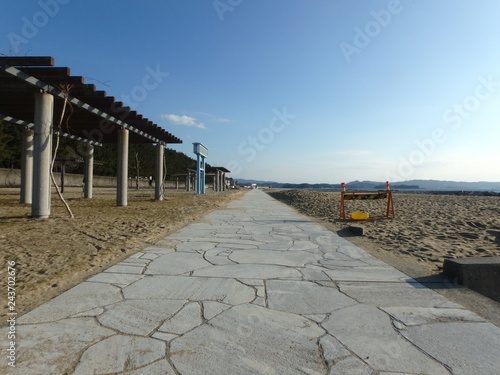 砂浜の遊歩道B