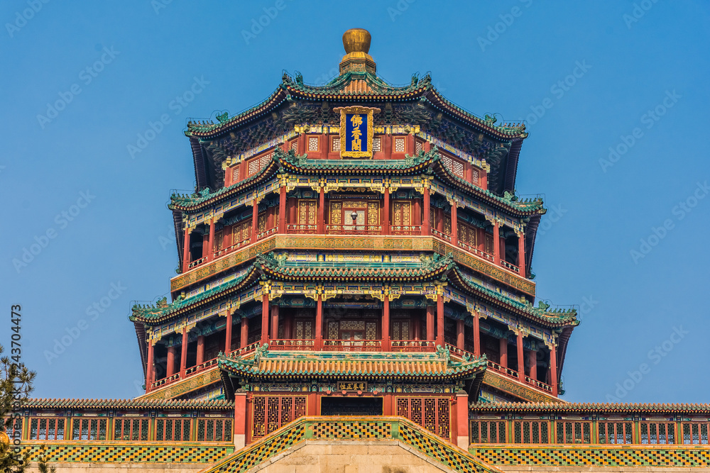 Obraz premium Pagoda of the Beijing Summer Palace, China