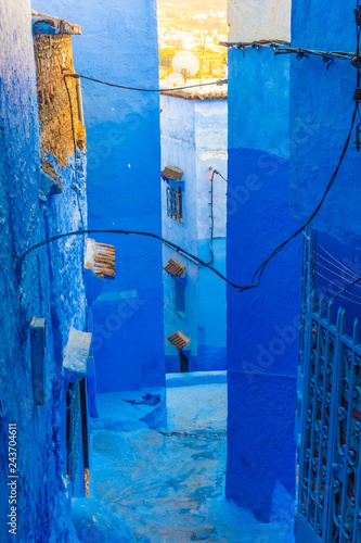 Blue streets of chefchaouen, Morocco © Stefano Zaccaria