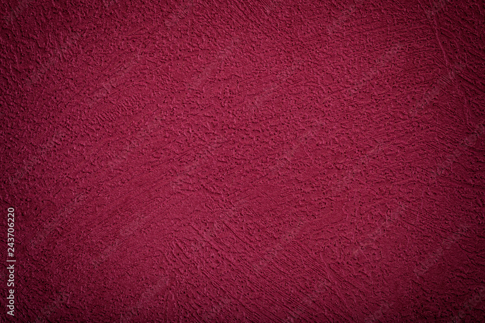 Fototapeta premium Abstract purple paint texture background with vignette 