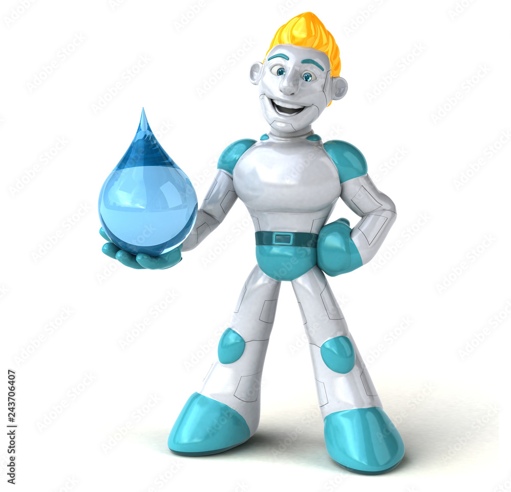 Robot - 3D Illustration Robot - 3D Illustration
