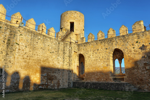 Castle of the city of Frias in Spain