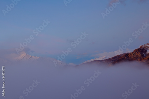 Sunrise on the mountain