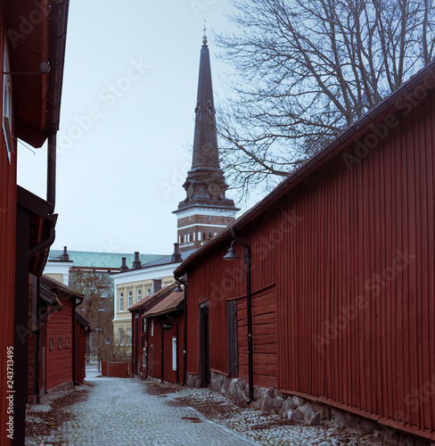 Cathedral in old part of the town Västerås, Sweden, Domkyrkan i Västerås