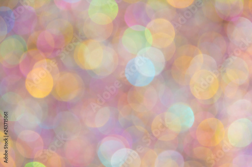 Canvas Print Abstract glitter bokeh background