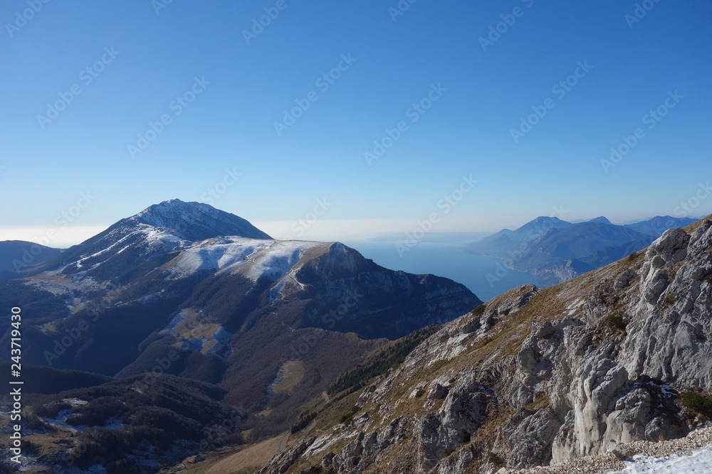 The Altissimo Peak of Nago in northern Italy Prealps