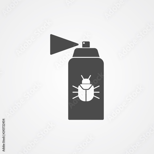 Bug spray vector icon sign symbol