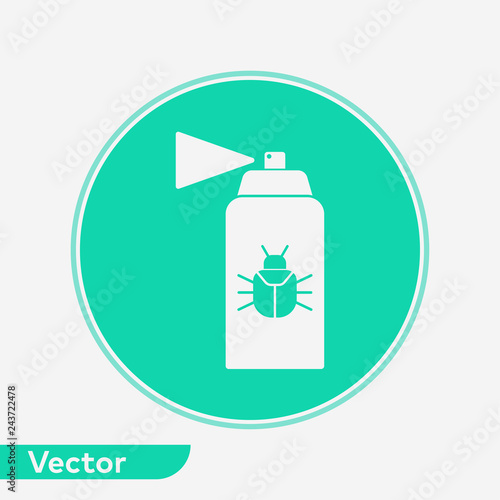 Bug spray vector icon sign symbol