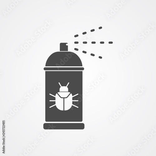 Bug spray vector icon sign symbol