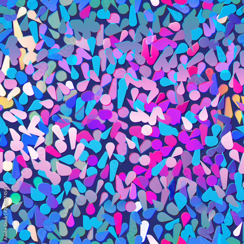 Purple color confetti seamless pattern