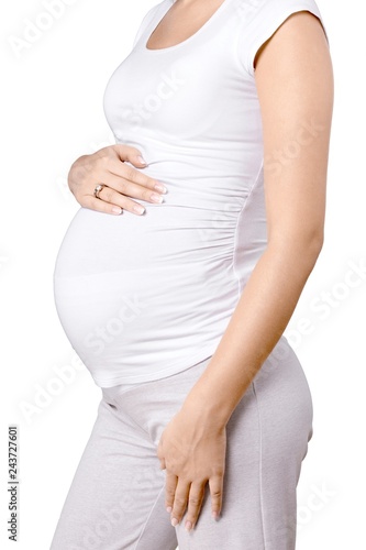 Closeup of a Pregnant Belly © BillionPhotos.com