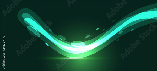 sfondo, luce, forma, sinuosa, fluido
