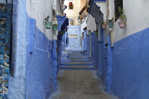 Chefchaouen the blue city in Morocco © James