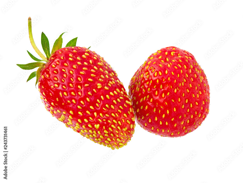 Strawberries with leaf. Fresh red berry strawberry. Strawberries with leaf. Fresh red berry strawberry.