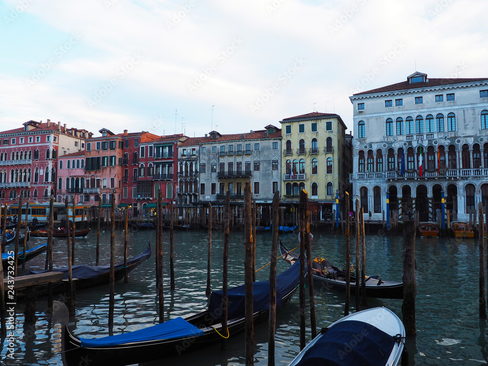 Gondolas on the Grand Canal