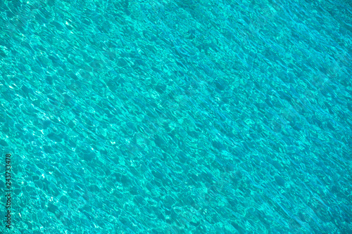 turquoise water surface  as background