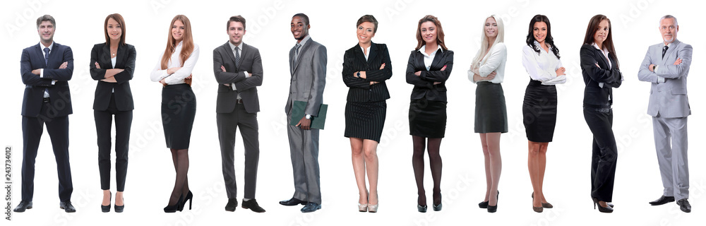 Large group of business people. Isolated over white. Large group of business people. Isolated over white.