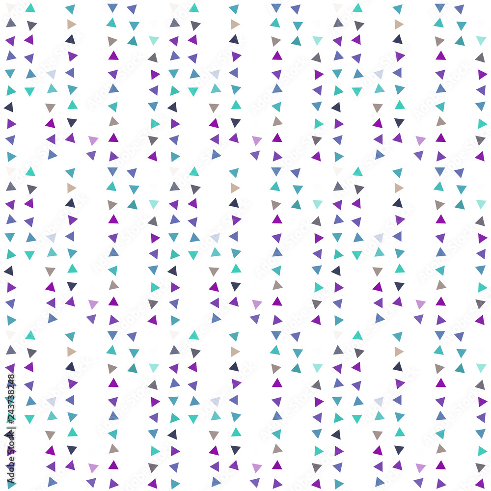 Fototapeta premium Abstract seamless pattern background with multi-colored varied triangles.