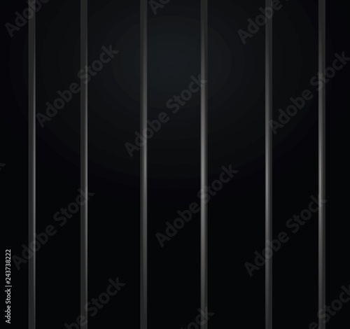 Prison bars. vector illustration